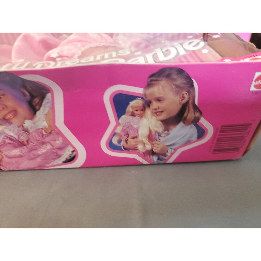 1995 Pretty Dreams Bedtime Barbie Doll Sealed Original Box - Picture 3 of 11